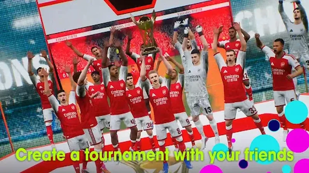 eFootball tournament celebration after a match win